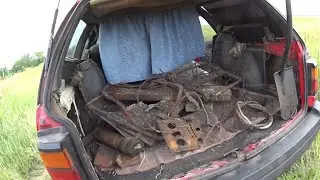 Металлокоп..По полям по лугам за металлоломом!