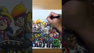 Day 30 Drawing EVERY Brawler - Sprout🤯🌱 