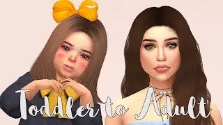 The Sims 4 : Create a Sim // Toddler to Adult //