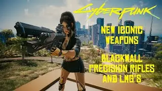 Blackwall Precision Rifles & LMGs [Achilles, SOR-22, Kolac, Defender, MA70 HB] | Cyberpunk 2077 Mods