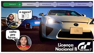 Licenças Nacional B no Gran Turismo 7 com Logitech G29
