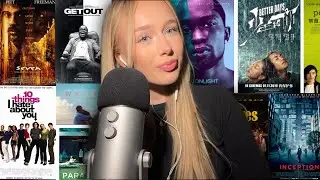 ASMR RAMBLING ABOUT MY TOP 10 MOVIES 🎬🍿