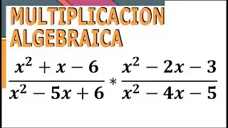 Multiplicacion de fracciones algebraicas Ej 05 - SimpleAlgebra1