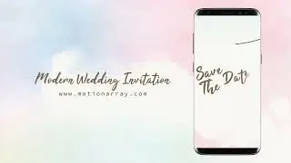 Modern Wedding Invitation - After Effects Templates Download