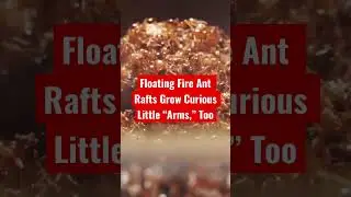 Floating Fire Ant Rafts Grow Curious Little 