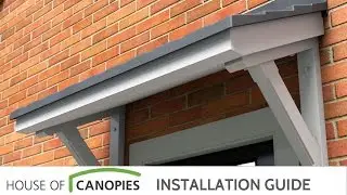 How to fit a Mono Pitch Door Canopy