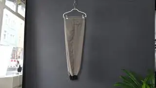 Eine coole 'Jogginghose' aus einer getragenen Herren-Anzughose.