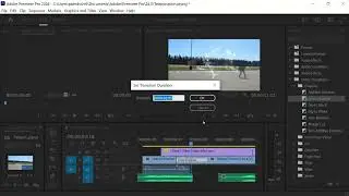 Premiere Pro - Applying Video Transitions for Teleportation