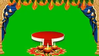 Temple Green screen effect | mandir animation green screen | no copyright green screen