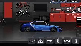 Pixel Car Racer - Bugatti Chiron Replica