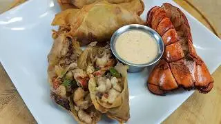 Maine Style Lobster Eggrolls