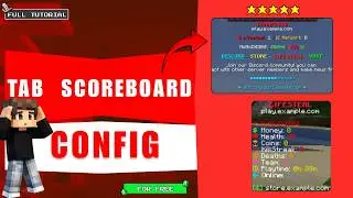 How To Setup Best TAB + Scoreboard Setup for Minecraft Server (TAB Plugin Tutorial)