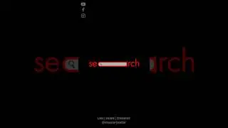 SEARCH & FIND YouTube Dark THEME | Cool After Effects Motion Graphics Animation Series 06 | YT Short