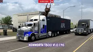 American Truck Simulator 1.46 KENWORTH T800 V1.0 1.46