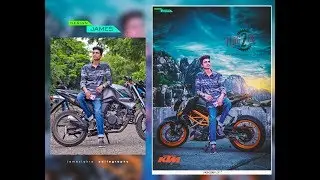 KTM Bike ▬ Manipulation ▬ Photoshop Tutorial ▬ Design James