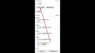 How to see archived stories on facebook || See your archived Store's on fb 