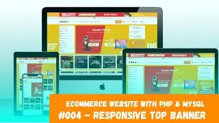 PHP  Ecommerce Website With PHP and MYSQL: Building a Responsive Banner Section