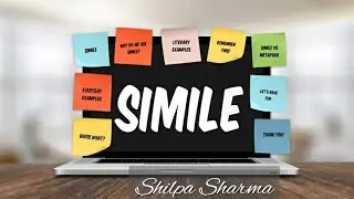 Simile Explained |Literary Devices Made Easy |Examples| In-Depth Analysis| Tasks and Activities