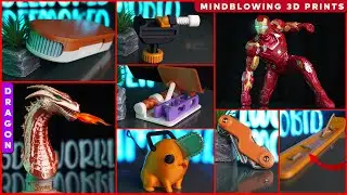 Cool 3D Print Ideas 2023 ...Ironman, Dragon, and What Else? 😱 