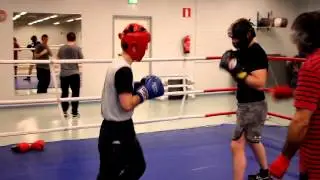 Rovaniemi Lapin Lukko Boxing (Sparring....Jarmo & JJ.P & Polad)..17.01.2013 Part 1