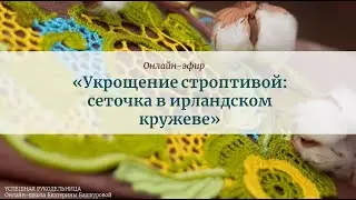 Укрощение строптивой: сеточка в ирландском кружеве