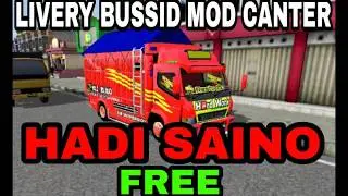 BUSSID MOD CANTER Livery Truk HADI SAINO free/gratisss.