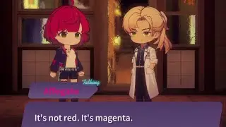It's not red. It's magenta!
