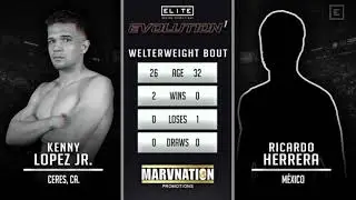 FULL FIGHT | KENNY LOPEZ JR. vs. RICARDO HERRERA | EVOLUTION 1