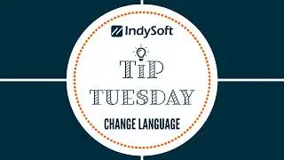 Tip Tuesday  - Change Languages