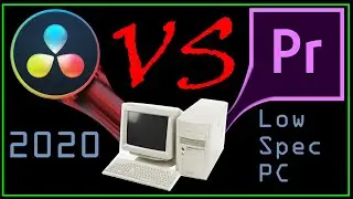 Adobe Premiere Pro CC vs. Davinci Reslove 16 | Low Specs PC | 4 GB RAM | PART 1 | TechIllusion