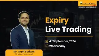 BankNifty Expiry LIVE Trading with Motilal Oswal | 4th September, 2024