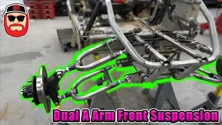 Dual A Arm Front End Suspension Build ~ 999cc V Twin Buggy Front End Build