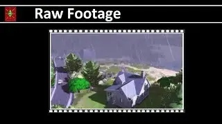 Raw footage: Dangerous/extreme weather in The Sims 4