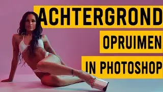 Achtergrond Opruimen in Photoshop - Flitsen, papier, voorwerpen