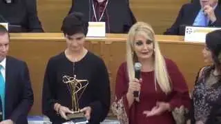 Tuba Büyüküstün Recieves Giuseppe Sciacca Award 2015 - Presentation Clip