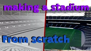 i made my own stadium in 3D