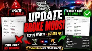 GTA 5 Update Broke Script Hook V & LSPDFR! Temporary Fix 2026