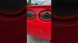 Got rear ended in the Vette 😑😑 #Corvette #FYP #Cars