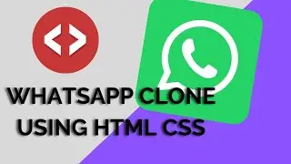 awesome whatsapp clone using HTML and CSS|| using mobile editor