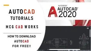 How to download AutoCAD latest version for free!! AutoCAD tutorial for beginners| MCG CAD WORKS |