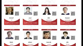 طباعة كروت الموظفين باستخدام السي شارب _print multi cards in c#