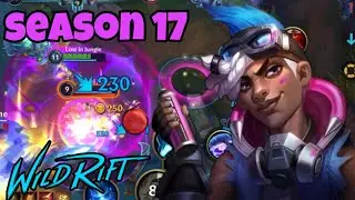 HARD Gameplay with EKKO jungle in new SEASON 17 - Wild Rift Gameplay