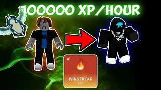 How to get 100000 XP per hour in Roblox Bedwars! OP METHOD! (Kit Giveaway)