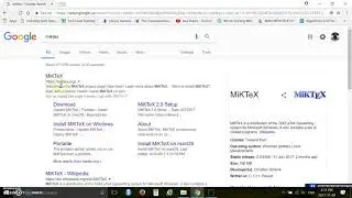 Install MiKTeX for LaTex in Windows or mac or Linux - Part 2