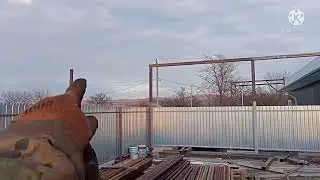 I show in detail how I weld trusses 16 m. / how to weld a truss