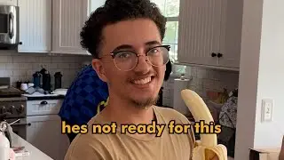 he wasn't ready for this...