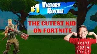 I Played with the Cutest Kid on Fortnite and got Him His First Win