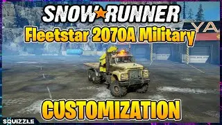 SnowRunner: Fleetstar 2070A Military Customization (Console Mods)
