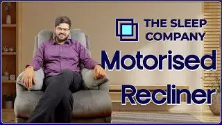 Effortless Comfort: The Sleep Company Luxe Motorised Recliner & SmartGRID Magic! ️✨