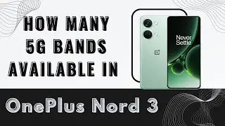 OnePlus Nord 3 5G Bands